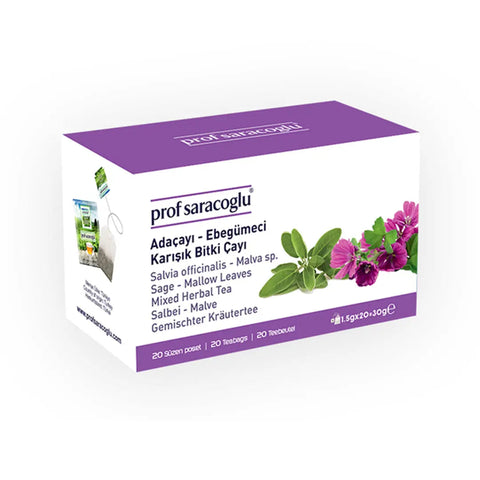 Sage, mallow leaves mixed Prof Saracoglu