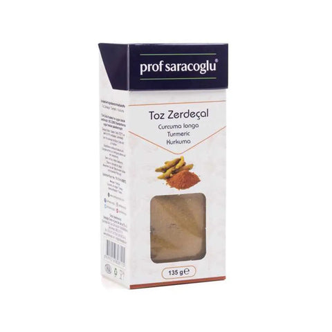 Turmeric powder (Curcuma longa) Prof Saracoglu