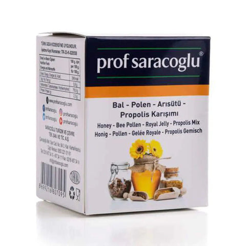Honey bee pollen royal jelly propolis Prof Saracoglu