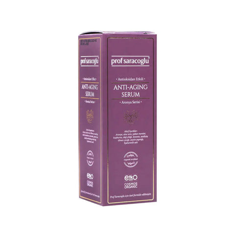 Aronia anti-aging face serum Prof Saracoglu