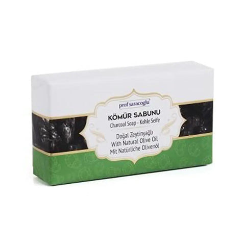 Charcoal soap with olive oil Prof Saracoglu