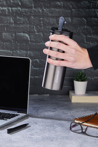 Cooker Steel Cup Thermos 400 mL - Anthracite