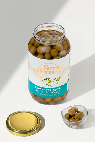 Edremit Green Crushed Olives 650 gr