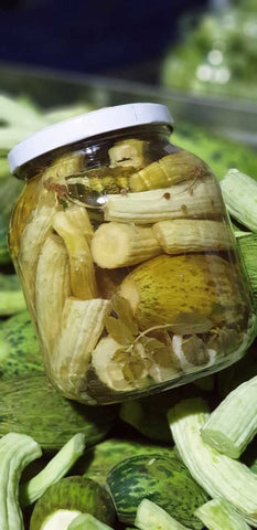 Armenian Cucumbers & Unripe Melon Pickles
