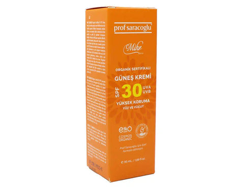 Mihr Organic Sunscreen Spf30 Prof Saracoglu