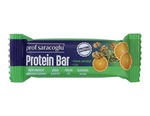 Pumpkin seed protein bar Prof Saracoglu
