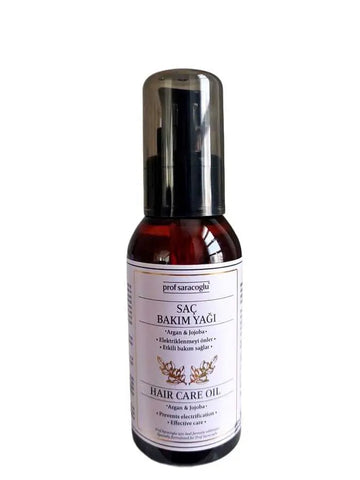 Argan and jojoba hair care oil Prof Saracoglu