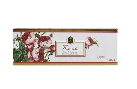 Luxury Series Rose Soap - 3x100 g