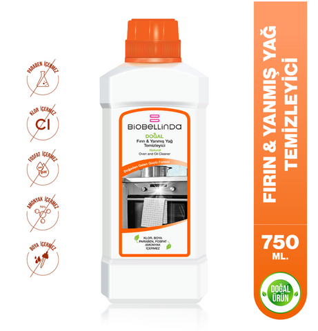 Biobellinda Doğal Fırın Ve Yanmış Yağ Temizleyici 750 Ml
