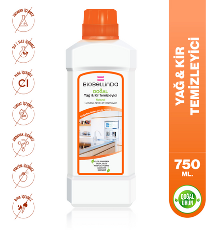 Biobellinda Yağ & Kir Temizleyici 750 Ml