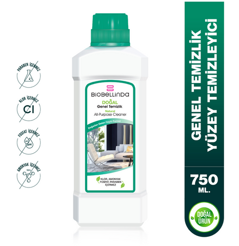 Biobellinda Genel Temizlik 750 Ml | Doğal Yüzey Temizleyici