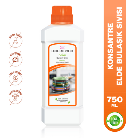 Biobellinda Konsantre Elde Bulaşık Sıvısı 750 Ml