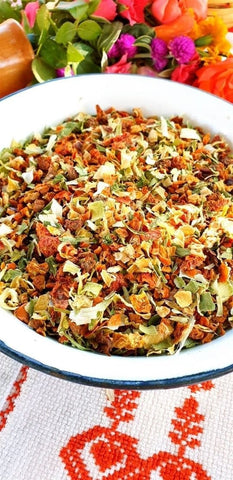 Mixed dried vegetables (condiment)