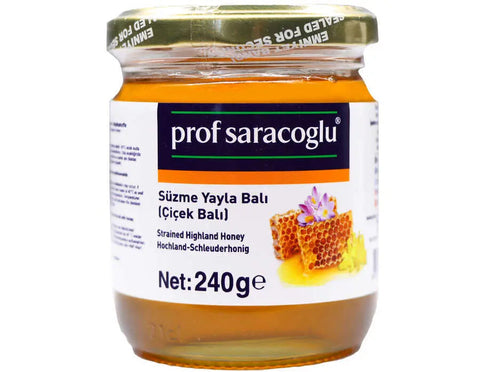 Strained highland honey Prof Saracoglu